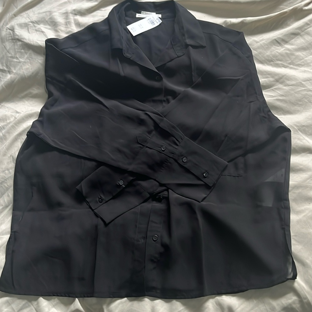 Abercrombie Sheer button up